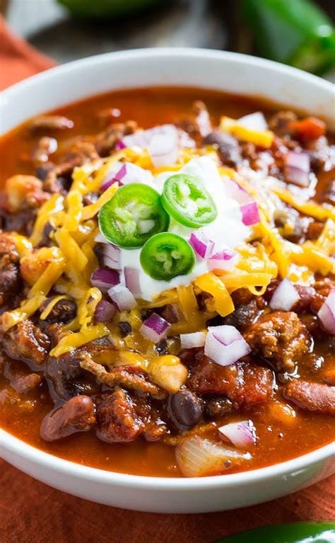 3 Bean Chilli Recipe