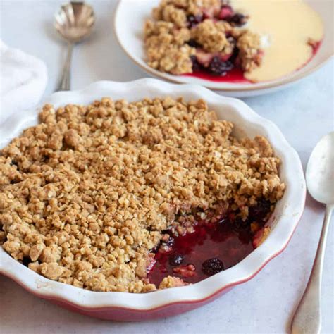 Apple And Blackberry Crumble Recipe