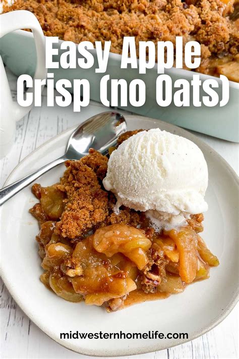 Apple Crisp Recipe Without Oatmeal