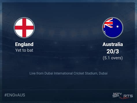 Australia Vs England: 210 Score Update