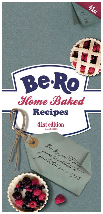 Be Ro Recipe Book