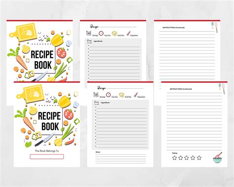 Blank Recipe Book