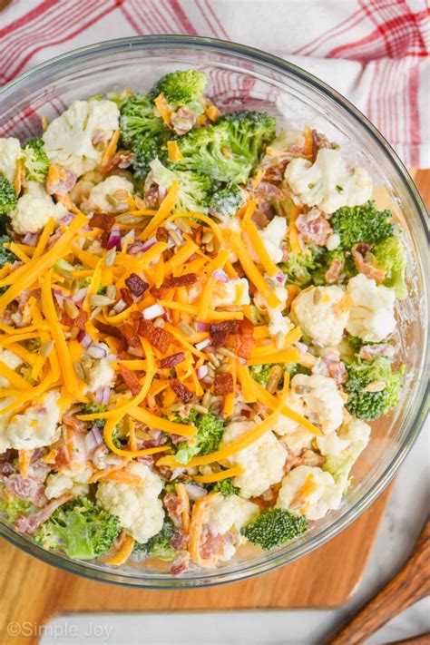 Broccoli Cauliflower Salad Recipe