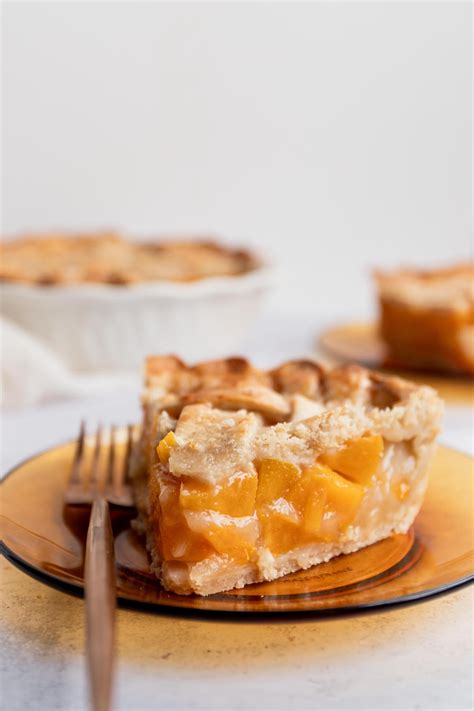 Canned Peach Pie Recipe