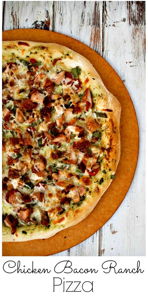 Chicken Bacon Ranch Pizza Recipe