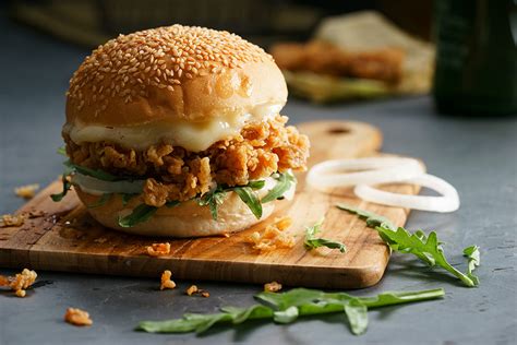 Chicken Crispy Burger Recipe