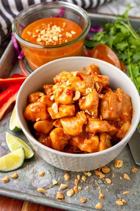 Chicken With Peanut Butter -recipe