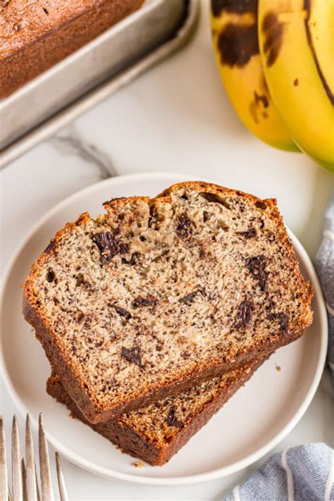 Chocolate Chunk Banana Bread Recipe