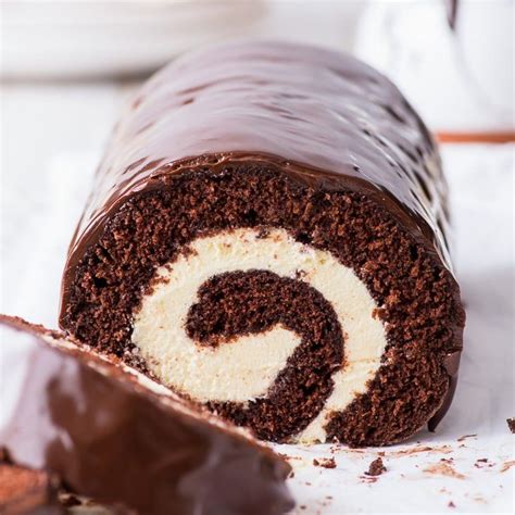 Chocolate Sponge Roll Recipe