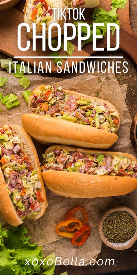 Chopped Italian Sandwich Recipe