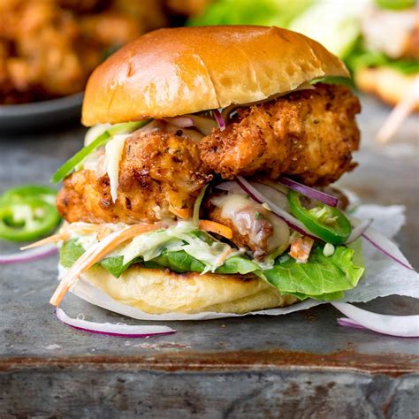 Crispy Chicken Burger Recipe