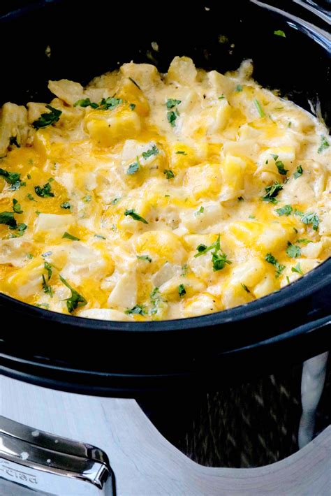 Crockpot Cheesy Potatoes Recipe