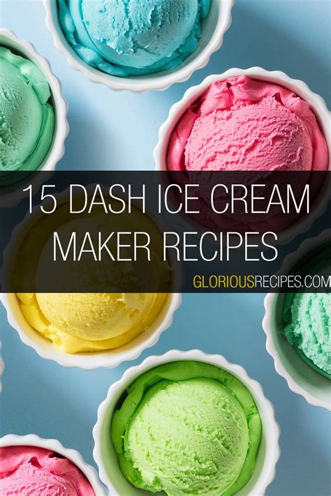 Dash Ice Cream Maker Recipes