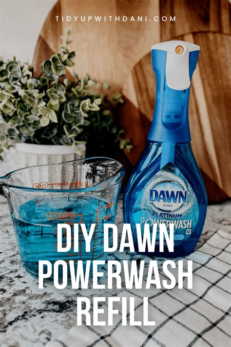 Dawn Power Wash Recipe