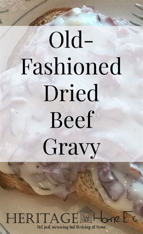 Dried Beef Gravy Recipe