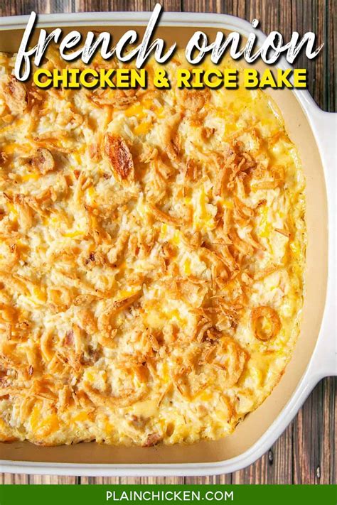 French Onion Chicken And Rice Recipe