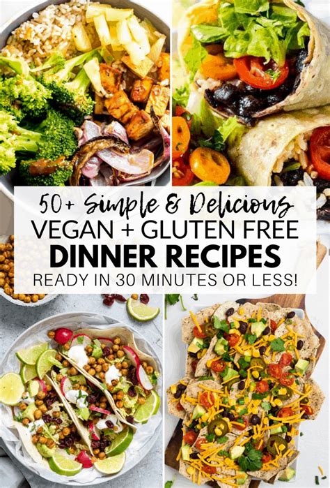 Gluten Free Dairy Free Vegetarian Recipes