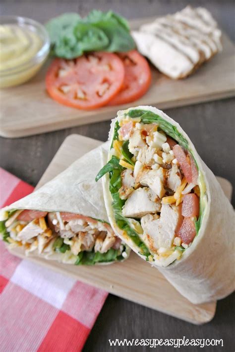 Grilled Chicken Wrap Recipe