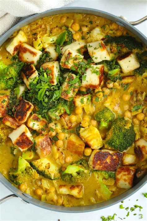 Halloumi Curry Recipe