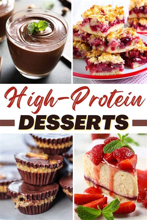 High Protein Dessert Recipes