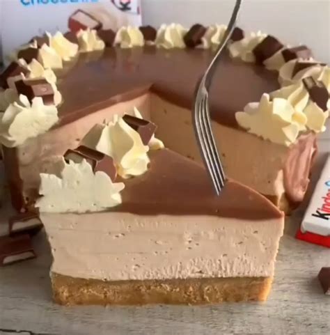 Kinder Cheesecake Recipe