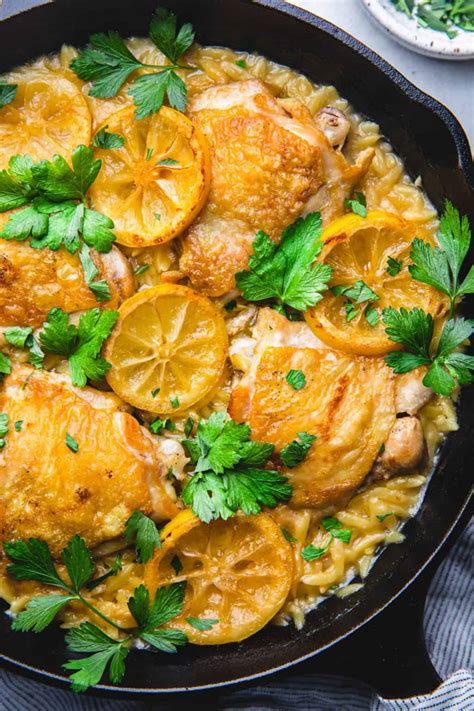 Lemon Chicken Orzo Recipe