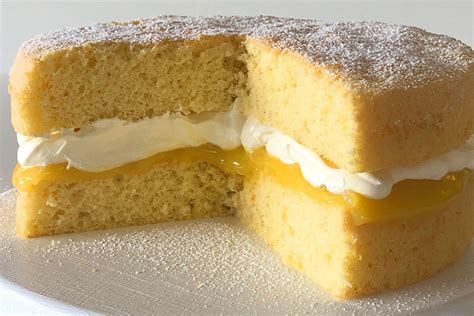 Lemon Sponge Cake Recipe