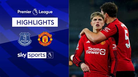 Live: Everton Vs Manchester United Premier League