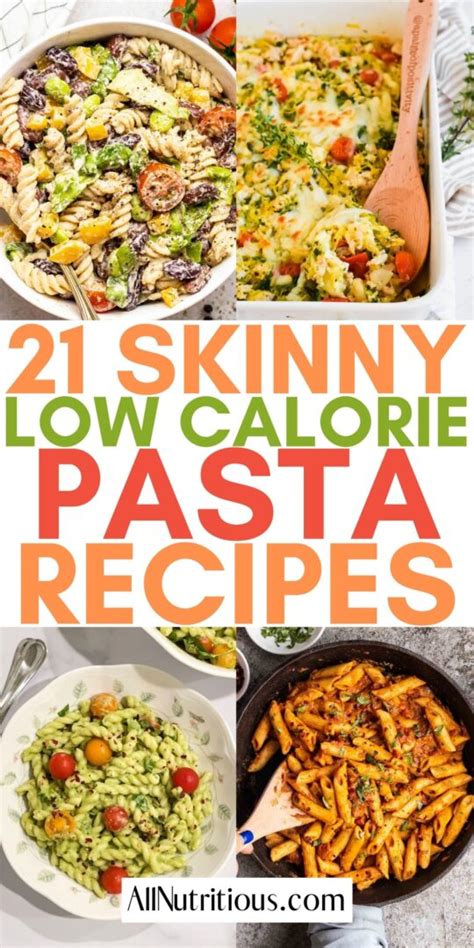 Low Calorie Pasta Recipes