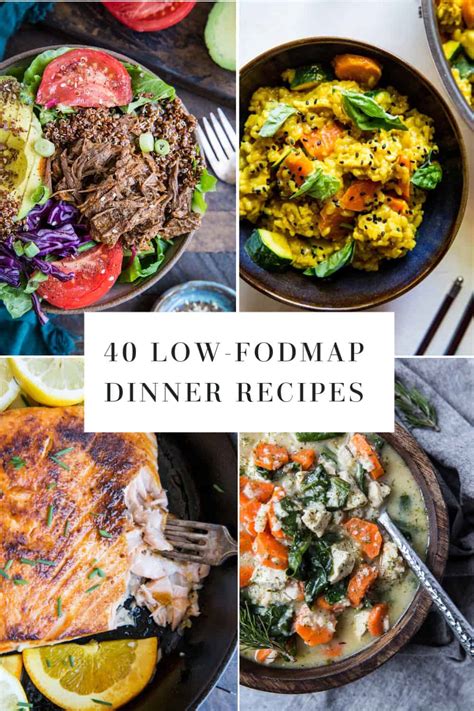 Low Fodmap Dinner Recipes