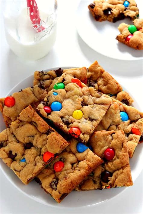 M&m Cookie Bar Recipe