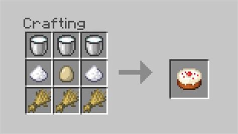 Minecraft Cake Recipe