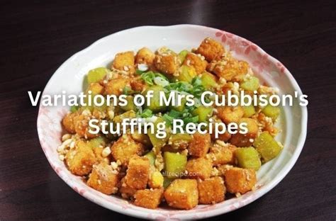 Mrs Cubbisons Stuffing Recipe