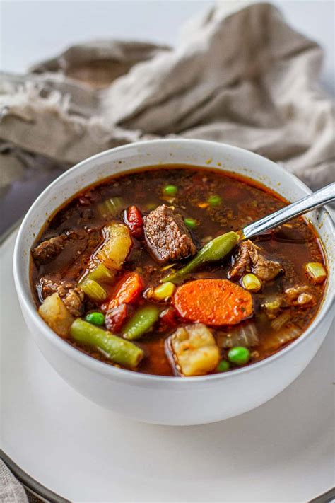 Old Fashioned Vegetable Beef Soup Recipe