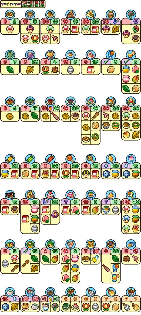 Paper Mario Thousand Year Door Recipes