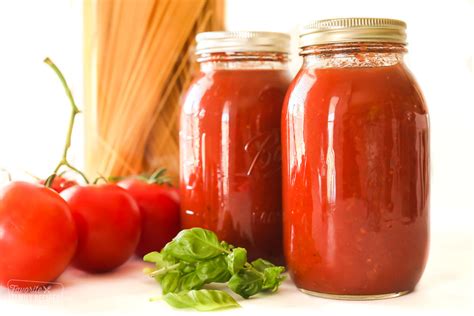 Pasta Sauce Canning Recipe