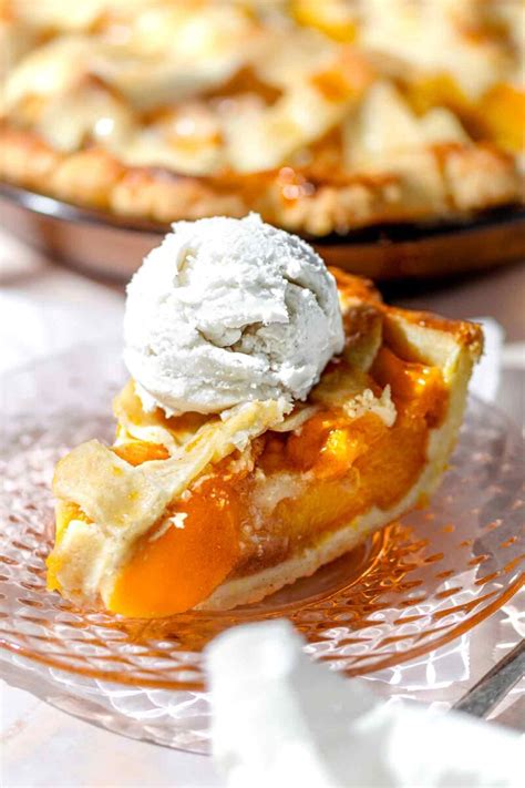 Peach Pie With Canned Peaches Recipe