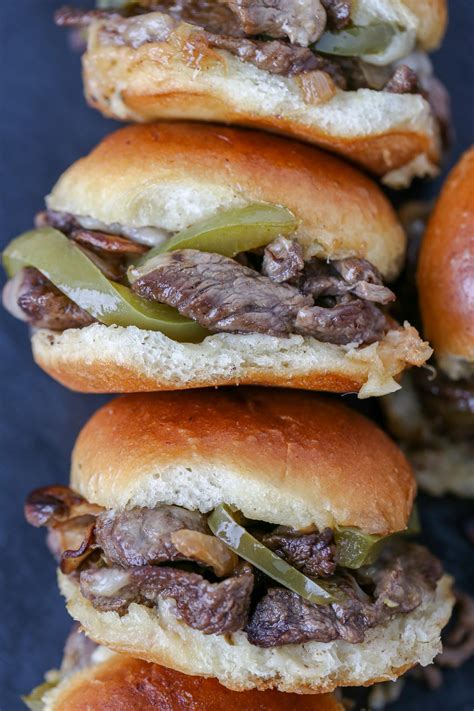 Philly Cheesesteak Sliders Recipe