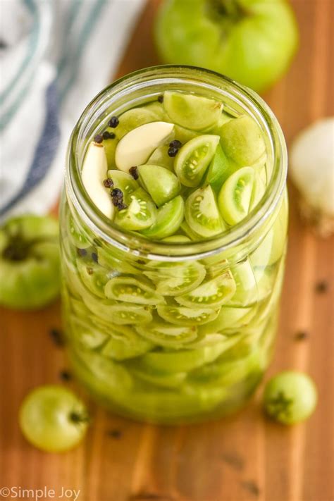 Pickled Green Tomatoes Recipe