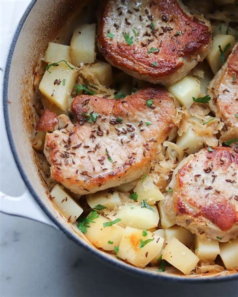 Pork Chops And Sauerkraut Recipe