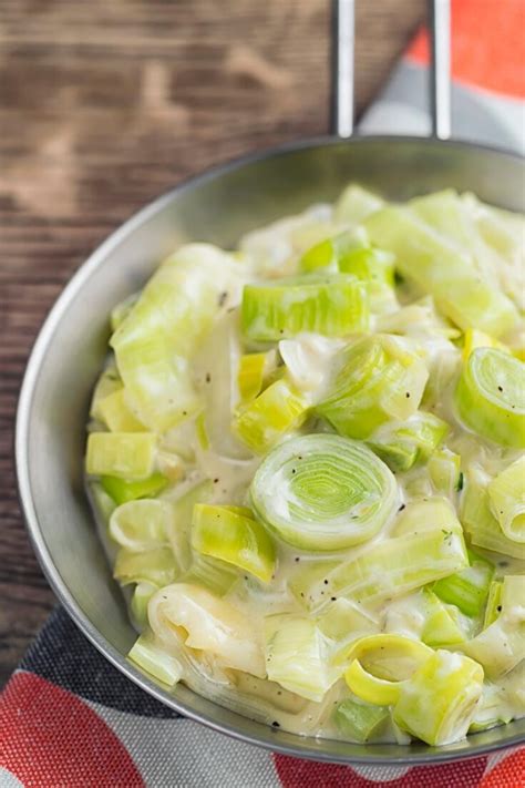 Recipe Creamy Leeks