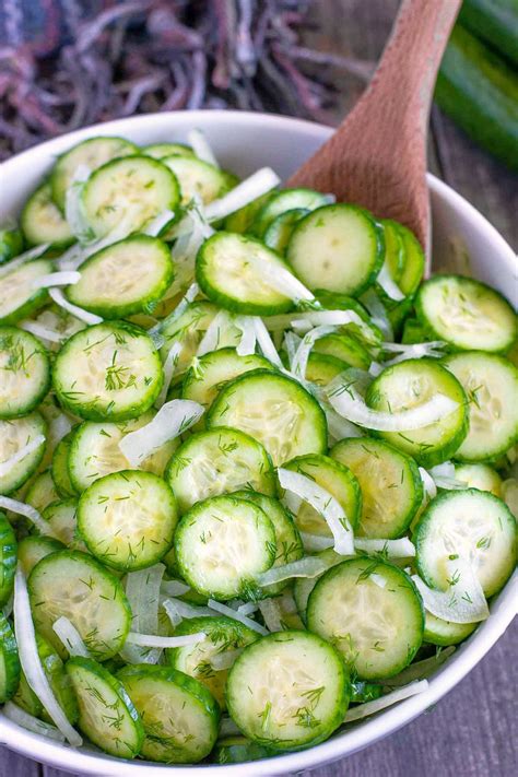 Recipe For Cucumbers And Onions In Vinegar