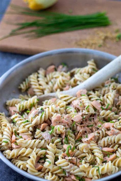 Recipe Salmon Pasta Creme Fraiche