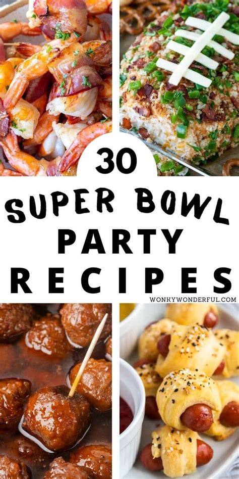 Recipes For Super Bowl Party