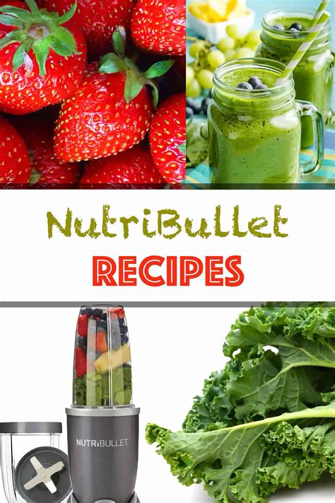 Recipes Using Nutribullet