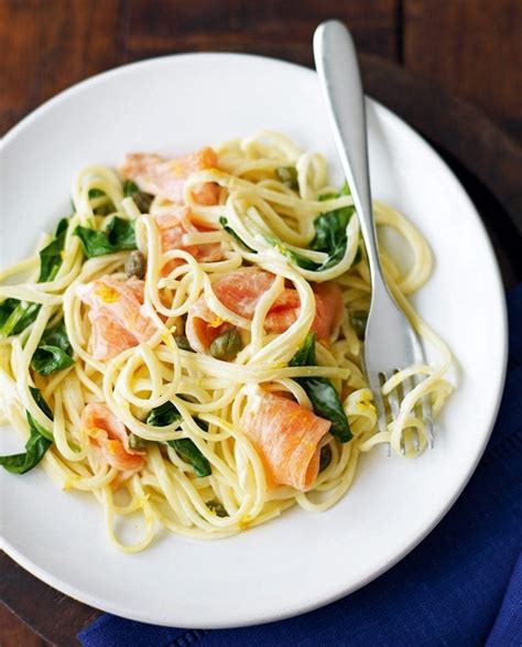 Salmon Linguine Recipe