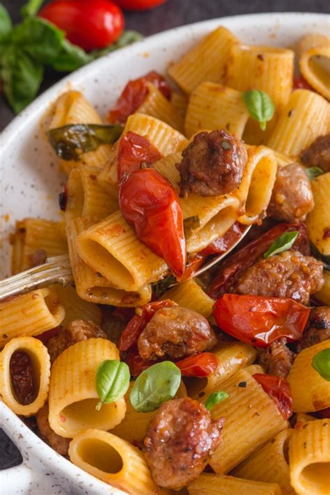 Sausage Pasta Tomato Recipe