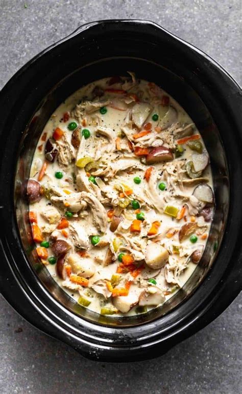 Slow Cooker Chicken Pot Pie Recipe