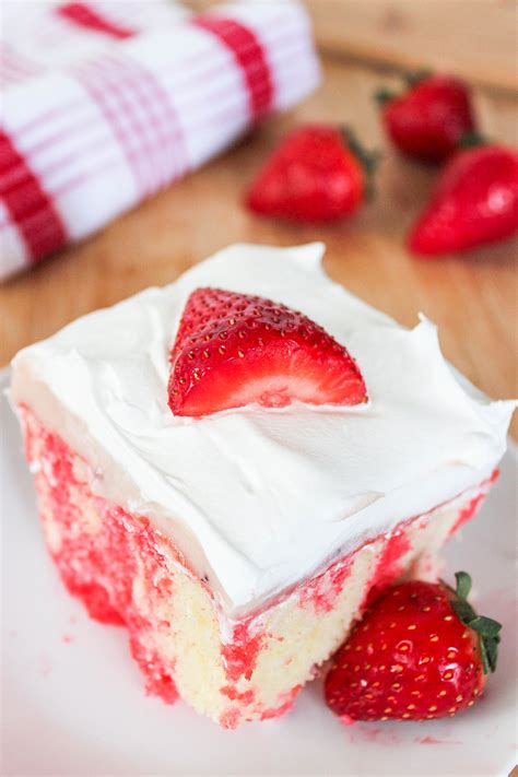 Strawberry Poke Cake Recipe