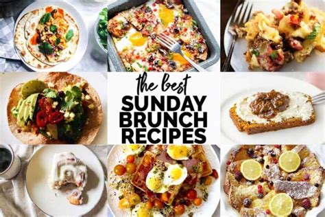 Sunday Brunch Food Recipes